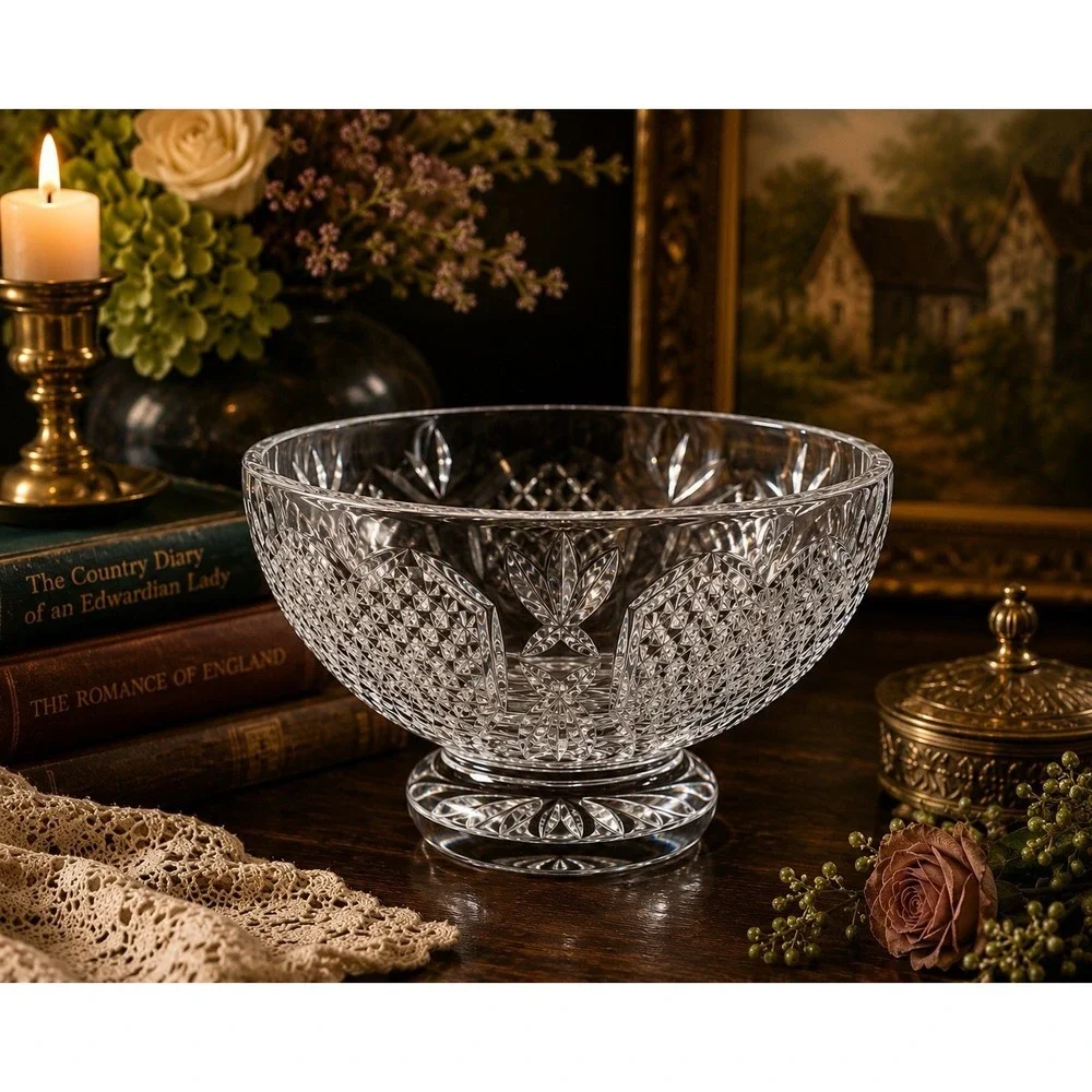 Waterford Heirloom Footed Crystal Bowl 6